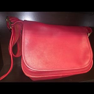 RED COACH BAG